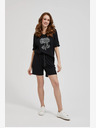 Moodo Crne ženske kratke hlače Moodo