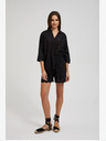 Moodo Crne ženske kratke hlače Moodo