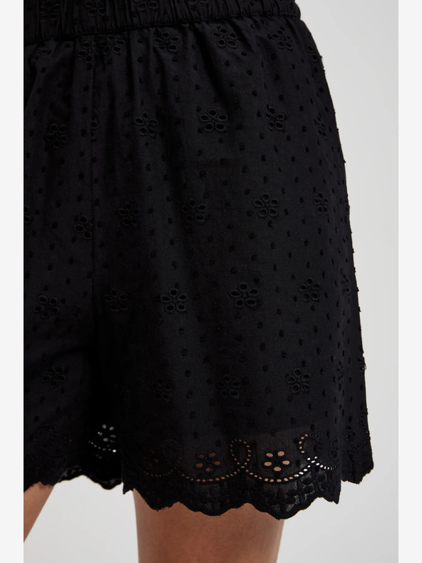 Moodo Crne ženske kratke hlače Moodo