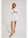 Moodo Bijele ženske kratke hlače Moodo