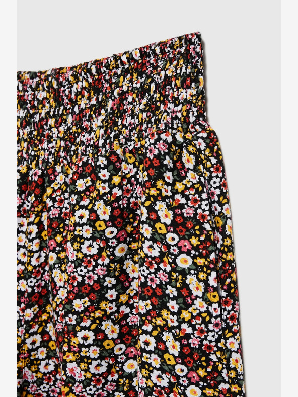 Moodo Crne ženske cvjetne kratke hlače Moodo