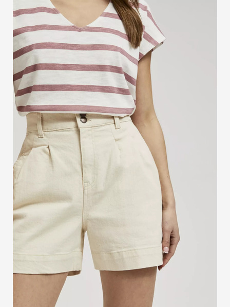 Moodo Moodo bež ženske kratke hlače