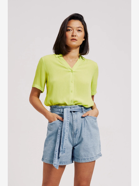 Moodo Moodo ženske kratke traper hlače svijetlo plave boje