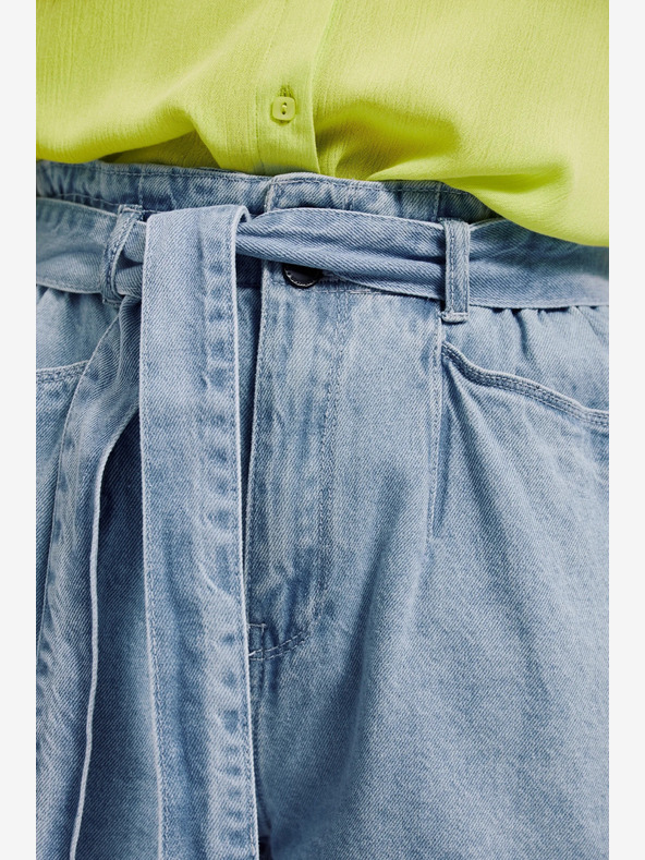 Moodo Moodo ženske kratke traper hlače svijetlo plave boje