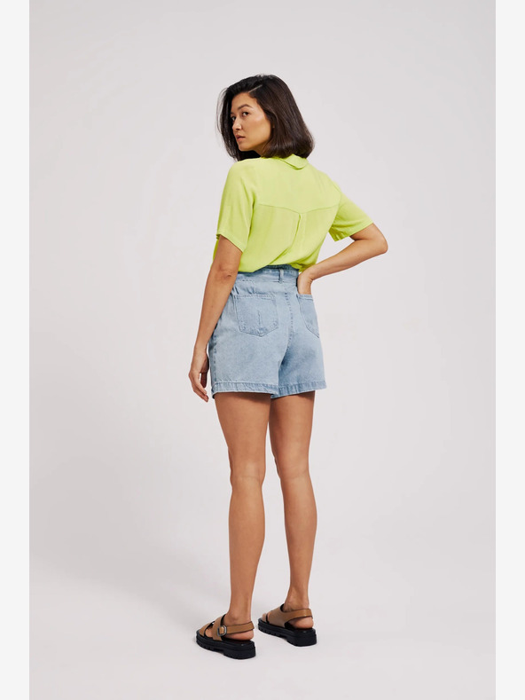 Moodo Moodo ženske kratke traper hlače svijetlo plave boje