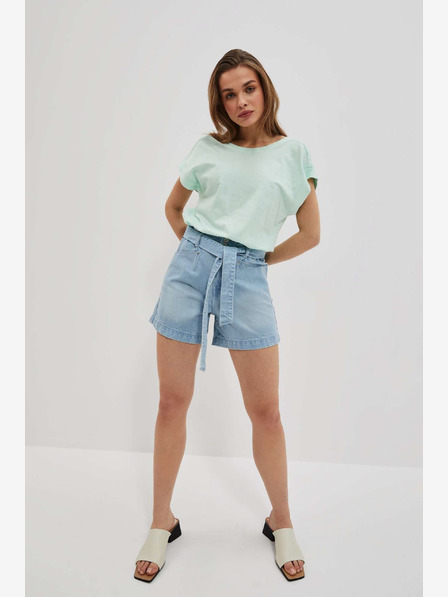 Moodo Moodo plave ženske traper kratke hlače