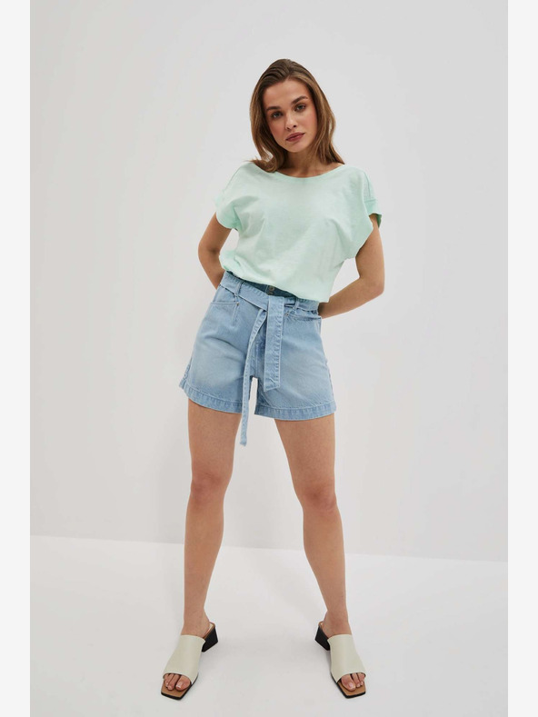 Moodo Moodo plave ženske traper kratke hlače