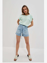 Moodo Moodo plave ženske traper kratke hlače
