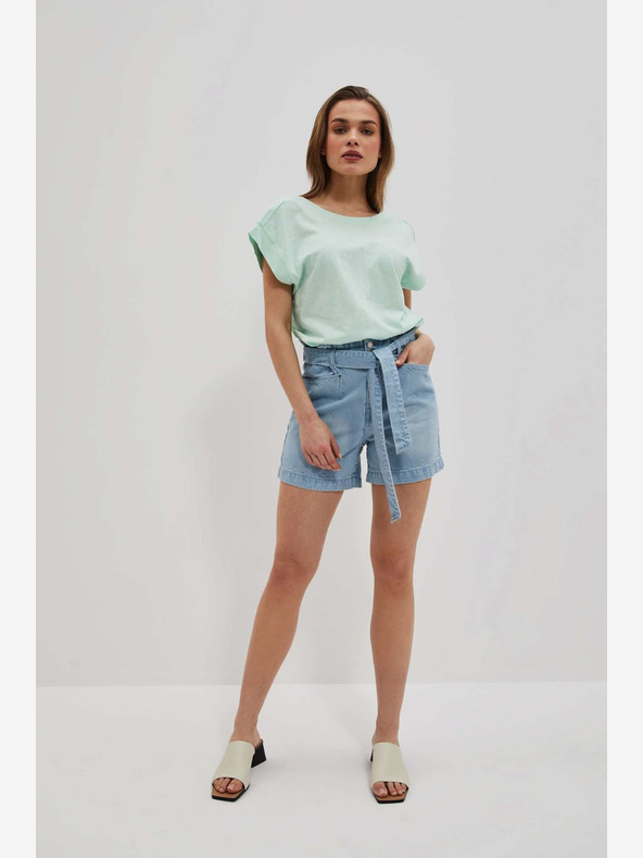 Moodo Moodo plave ženske traper kratke hlače