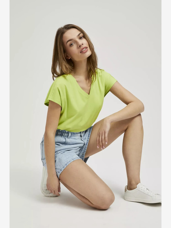 Moodo Moodo ženske kratke traper hlače svijetlo plave boje