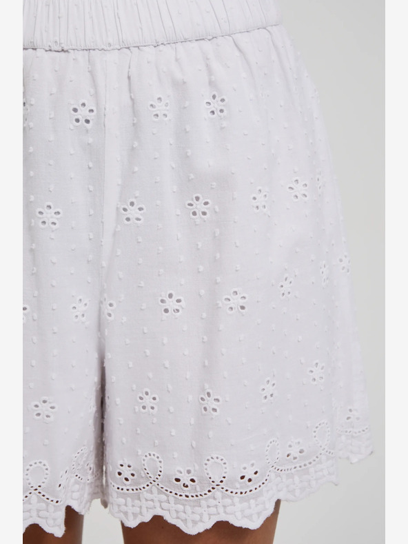 Moodo Bijele ženske kratke hlače Moodo