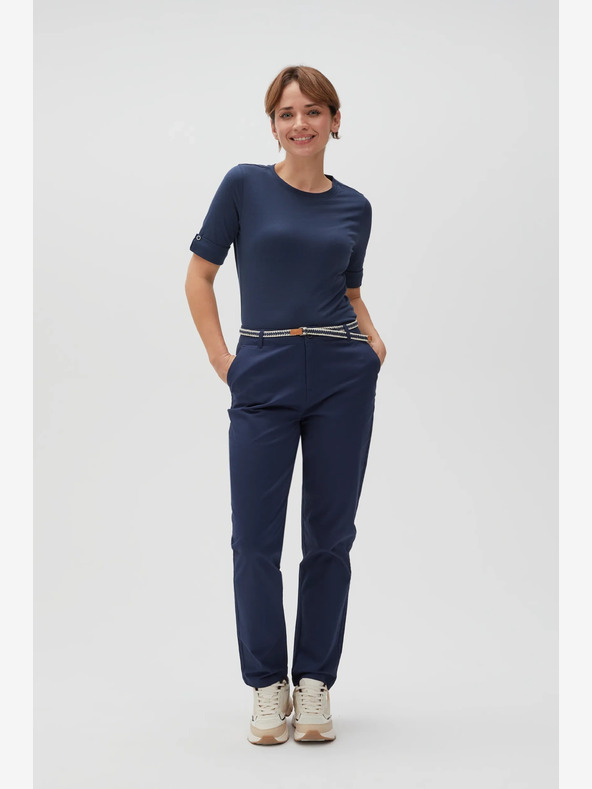 Moodo Moodo tamnoplave ženske hlače