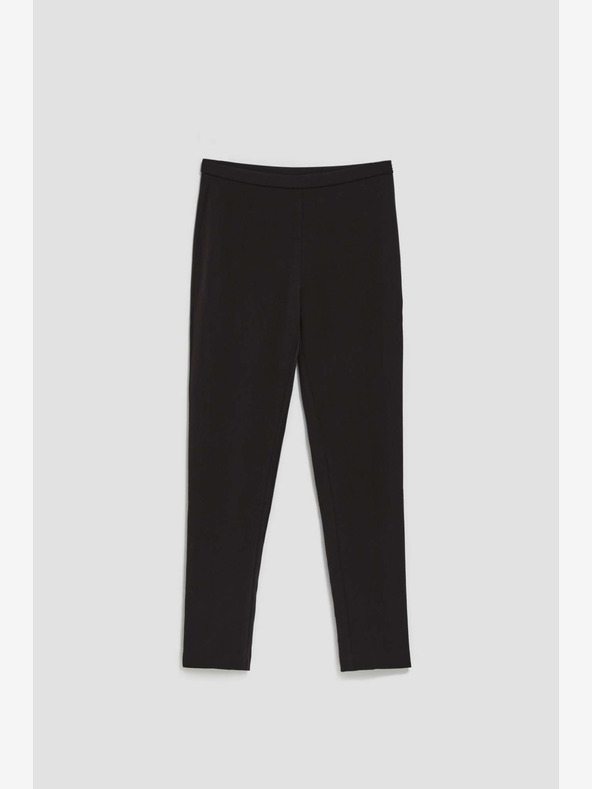 Moodo Crne ženske hlače Moodo