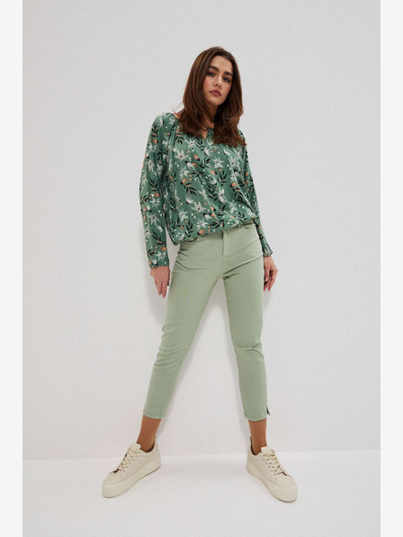 Moodo Svijetlo zelene Moodo ženske hlače