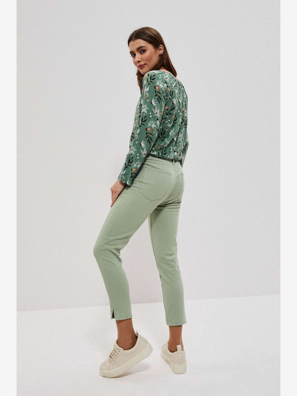 Moodo Svijetlo zelene Moodo ženske hlače