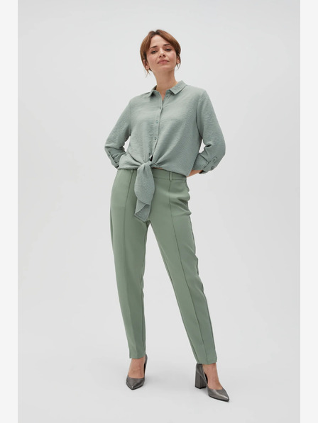 Moodo Zelene ženske hlače Moodo