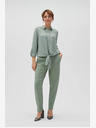 Moodo Zelene ženske hlače Moodo