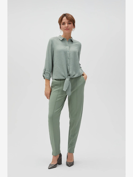 Moodo Zelene ženske hlače Moodo