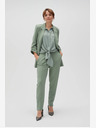Moodo Zelene ženske hlače Moodo