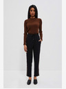 Moodo Crne ženske hlače Moodo
