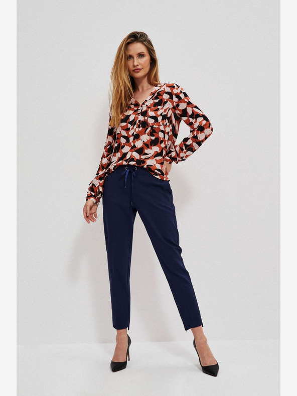 Moodo Moodo tamnoplave ženske hlače