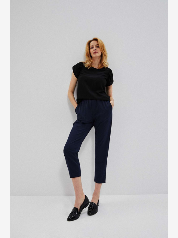 Moodo Moodo tamnoplave ženske hlače