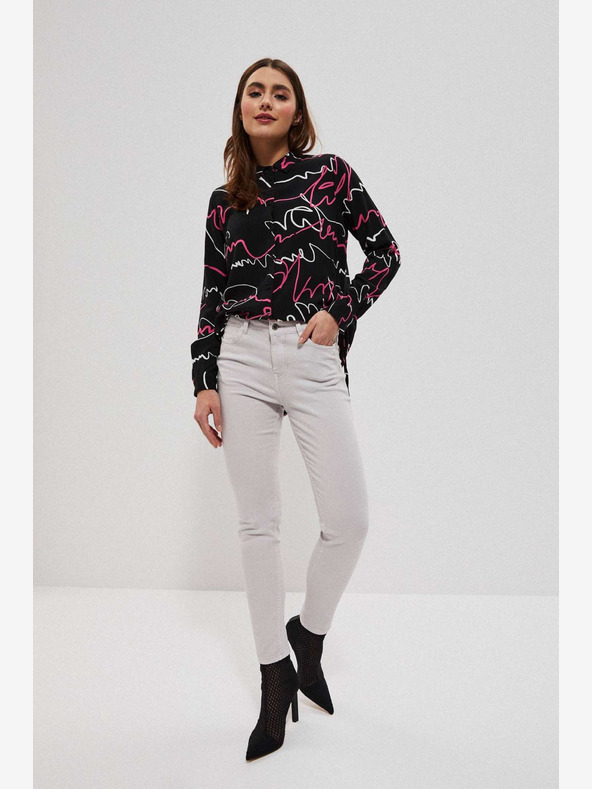 Moodo Moodo svijetlo sive ženske hlače