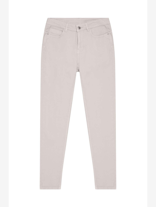 Moodo Moodo svijetlo sive ženske hlače