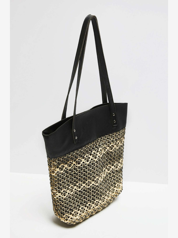 Moodo Bež-crna Moodo ženska torbica