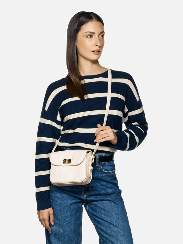 Geox Krem ženska torbica Geox Kleopy