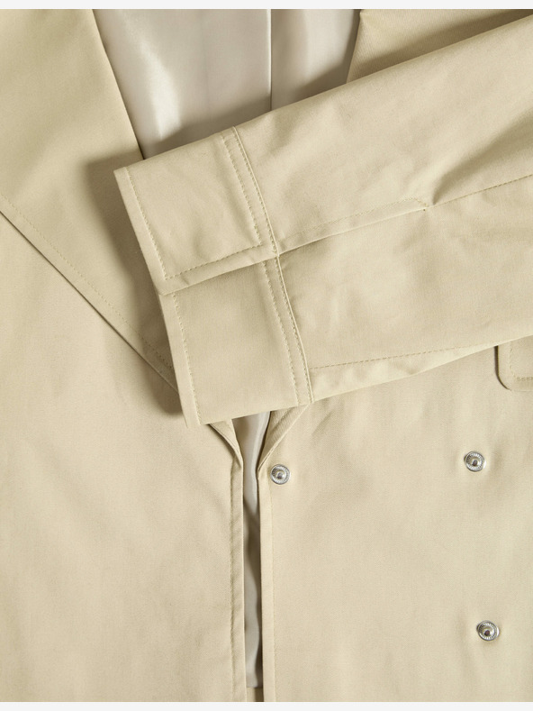 Marks & Spencer Visoki pamučni kratki baloner Marks & Spencer krem ​​boje