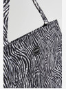 Moodo Bijelo-crna ženska Moodo torba s uzorkom
