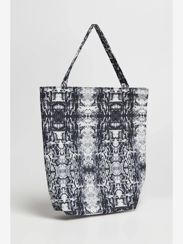 Moodo Bijelo-crna ženska Moodo torba s uzorkom