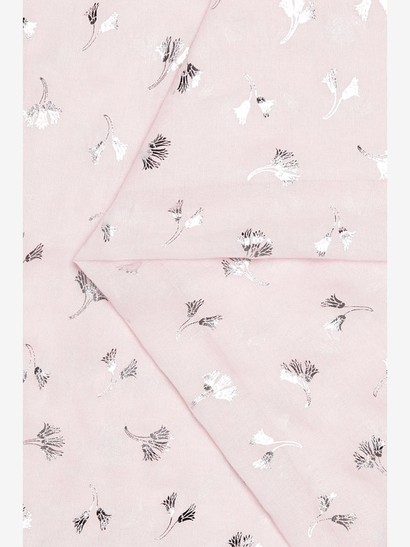 Moodo Moodo svijetlo ružičasti ženski šal s uzorkom