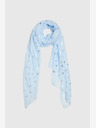 Moodo Moodo svjetloplavi ženski šal na točkice