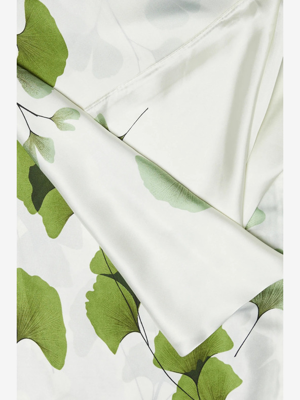 Moodo Bijelo-zeleni ženski Moodo šal s uzorkom