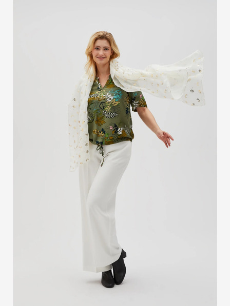 Moodo Bijeli ženski Moodo šal s uzorkom