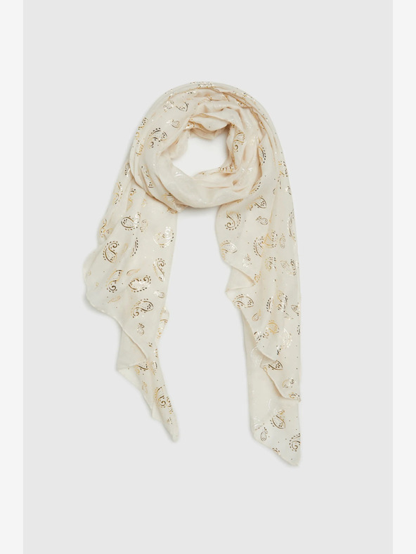 Moodo Krem ženski Moodo šal s uzorkom