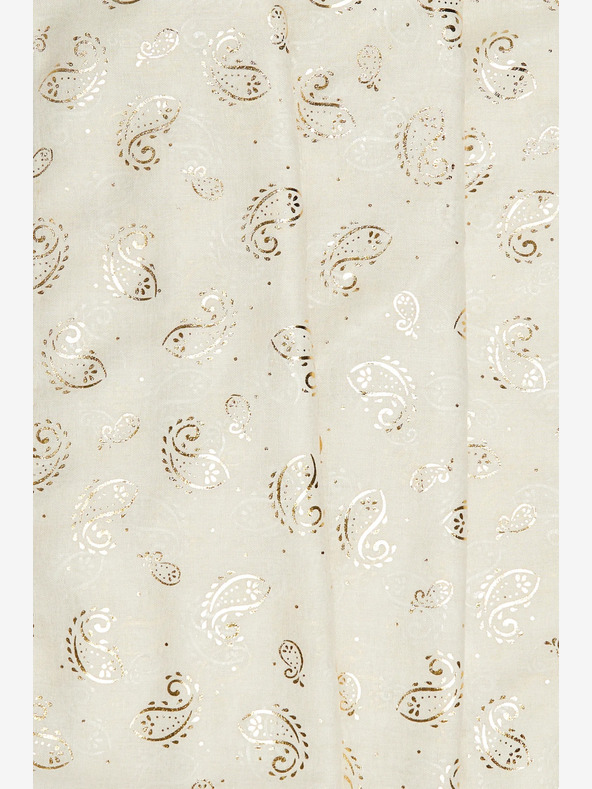 Moodo Krem ženski Moodo šal s uzorkom