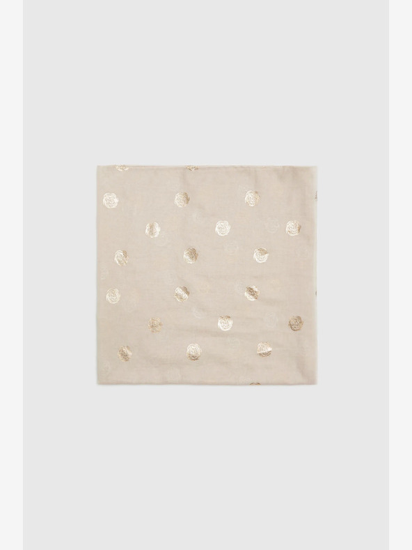 Moodo Moodo ženski šal na točkice bež boje