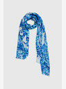 Moodo Bijelo-plavi ženski Moodo šal s uzorkom