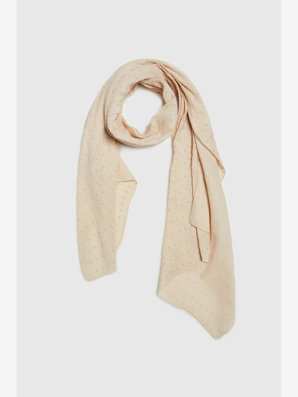 Moodo Moodo bež ženski šal