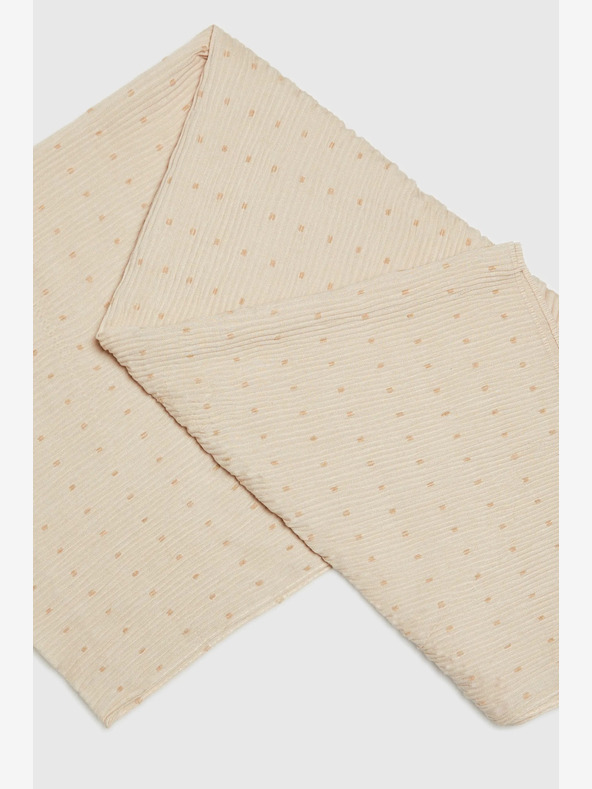 Moodo Moodo bež ženski šal