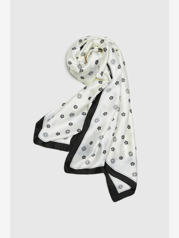 Moodo Crno-bijeli cvjetni Moodo ženski šal