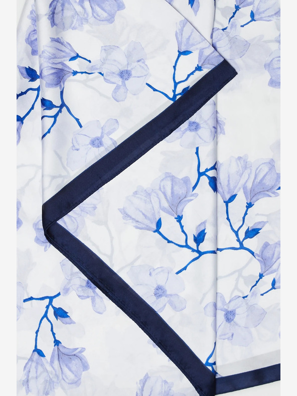 Moodo Bijelo-plavi ženski Moodo cvjetni šal