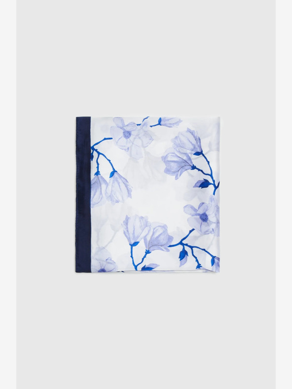 Moodo Bijelo-plavi ženski Moodo cvjetni šal