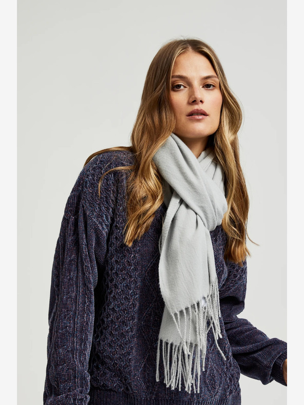 Moodo Svijetlo sivi Moodo ženski šal