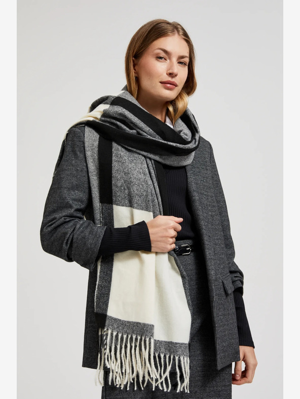Moodo Bijelo-crni Moodo ženski šal