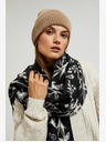 Moodo Bijelo-crni ženski Moodo šal s uzorkom