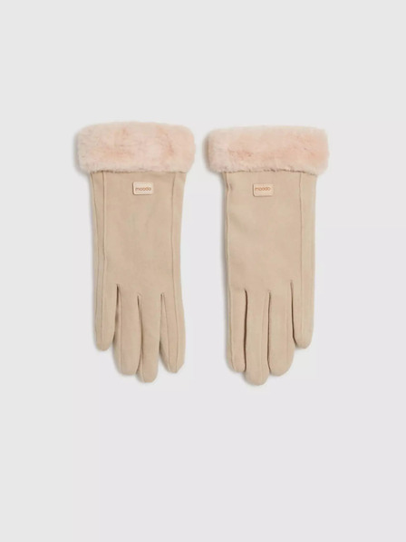 Moodo Moodo bež ženske rukavice